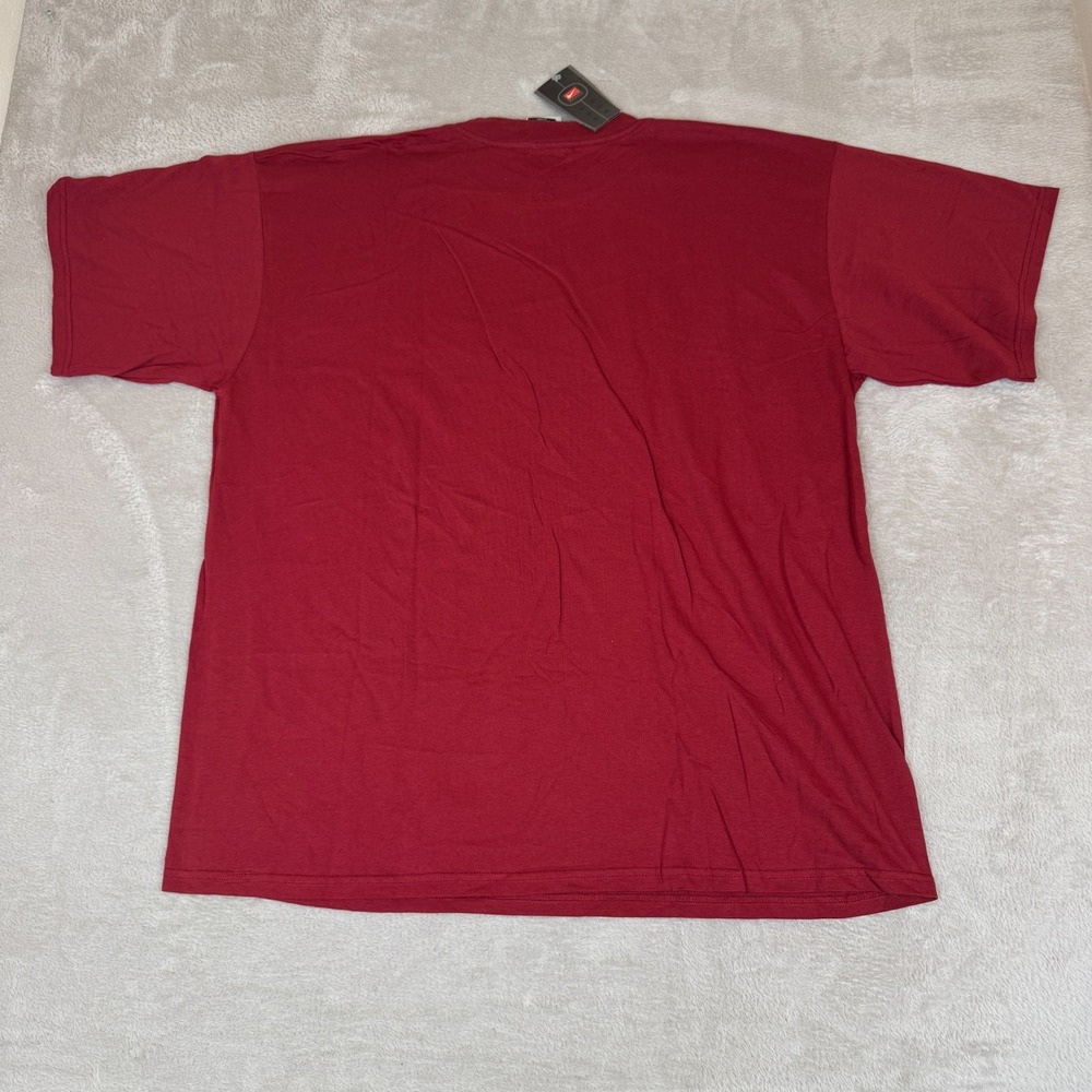 NWT‎ Vintage 90s Nike Arkansas Razorback Football NCAA Shirt Mens 2XL Red - Picture 2 of 7